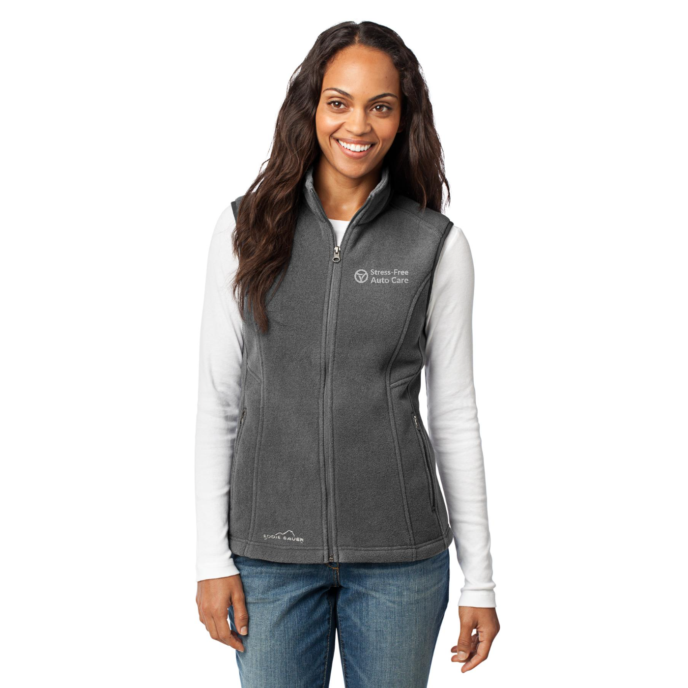 Eddie Bauer - Women's Fleece Vest — model