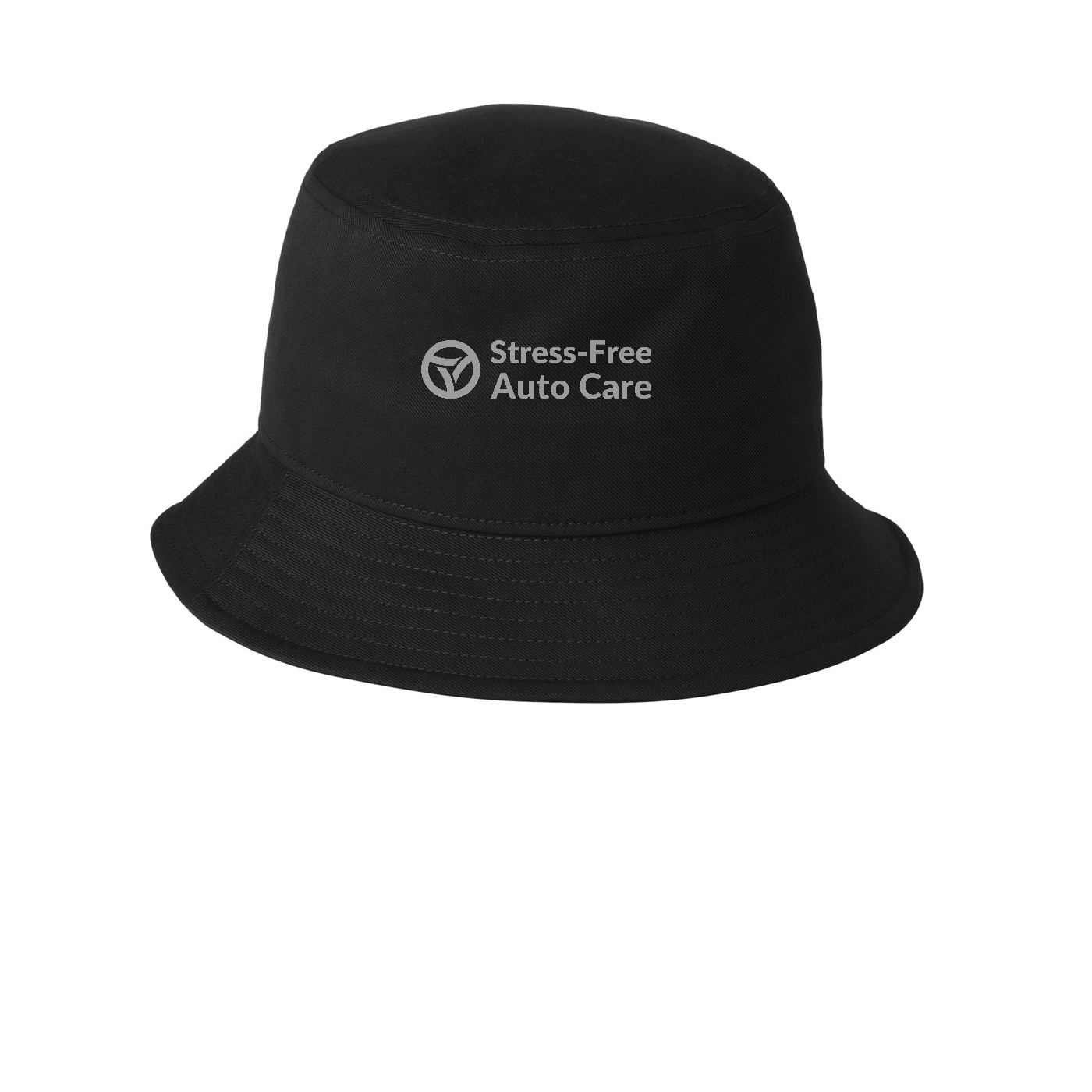 Nike Swoosh Bucket Hat — Black