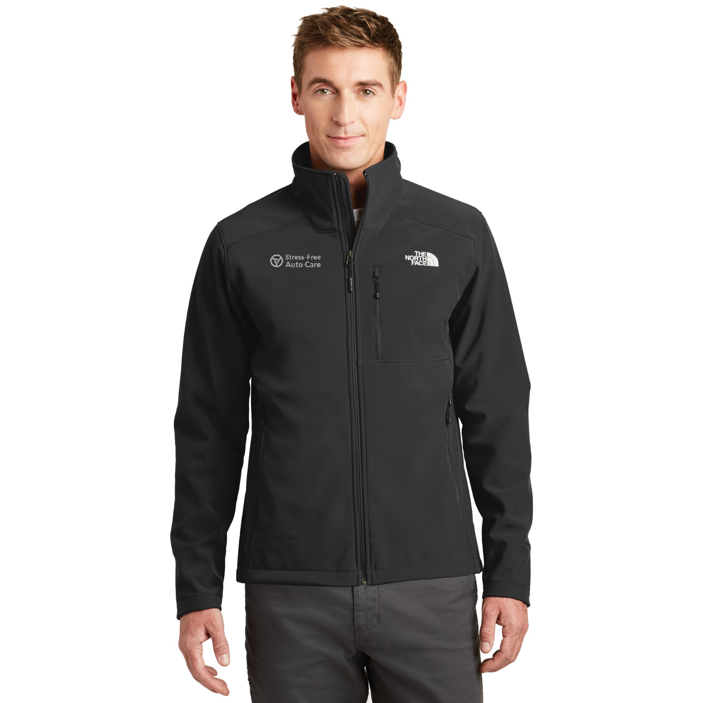 The North Face  Apex Barrier Soft Shell Jacket — model